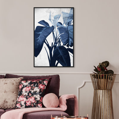 " Floral And Botanical Blue Plant Lover, Tropical Blue " by Oliver Gal