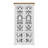 66'' H X 53'' W 2-Drawer 5-Tier Bookcase With Skeleton Carving Design