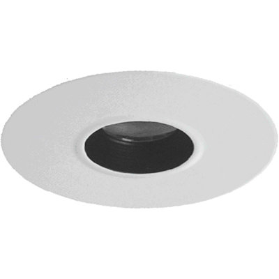 4'' Black Pinhole Recessed Trim