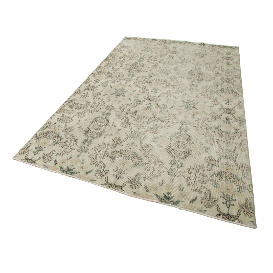 Checkered Kilim Beige Checkered Wool Handmade Area Rug