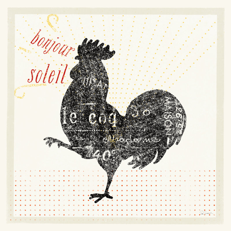 Coq français II, H 12 po x l 12 po