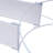 Novelty 2-tier 17" Crescent Moon Floating Shelves