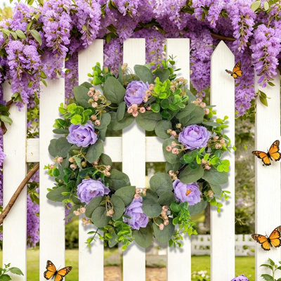 Plastic 23.01cm Wreath