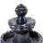 36.5" Outdoor 3-Tier Pedestal Water Fountain with Built-In Pump, Weather-Resistant Stone-Look Design for Garden or Patio-163479766