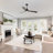Karlena 60'' Modern Large Dimmable Ceiling Fan with Led Light and Remote, APP, TIimer, Memory-121924528