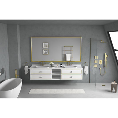 72 po X P 48 po Miroir de salle de bain H