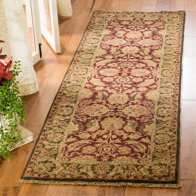 Tapis oriental en laine Magill, Tapis de couloir 2 pi 6 po x 8 pi