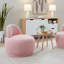 Chaise d'appoint en tissu sherpa Alara-122622447