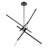 Rochelle 5- Light Sputnik Sphere LED Pendant-55898151-124606670