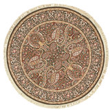 High-Quality Hand-Knotted Dark Green Area Rug