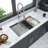 30" Undermount Kitchen Sink - 30*19*9 Inch Kitchen Sink Undermount Single Bowl 16 Gauge Stainless Steel Ledge Workstation Kitchen Sinks