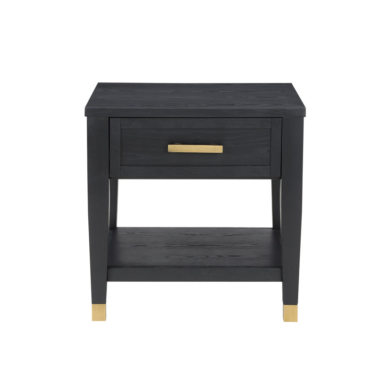 Yves - End Table - Black