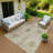 Machine Washable Indoor/Outdoor Leavittsburg ACN2235 Floral Rug-264336791