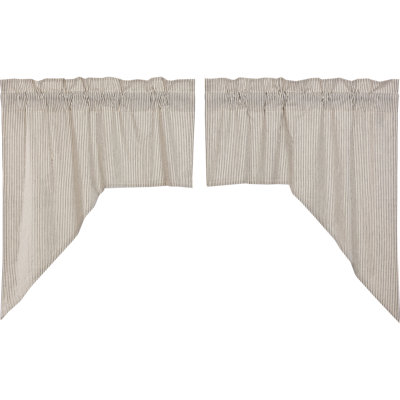 Peltier Cotton Striped Swag Window Valance