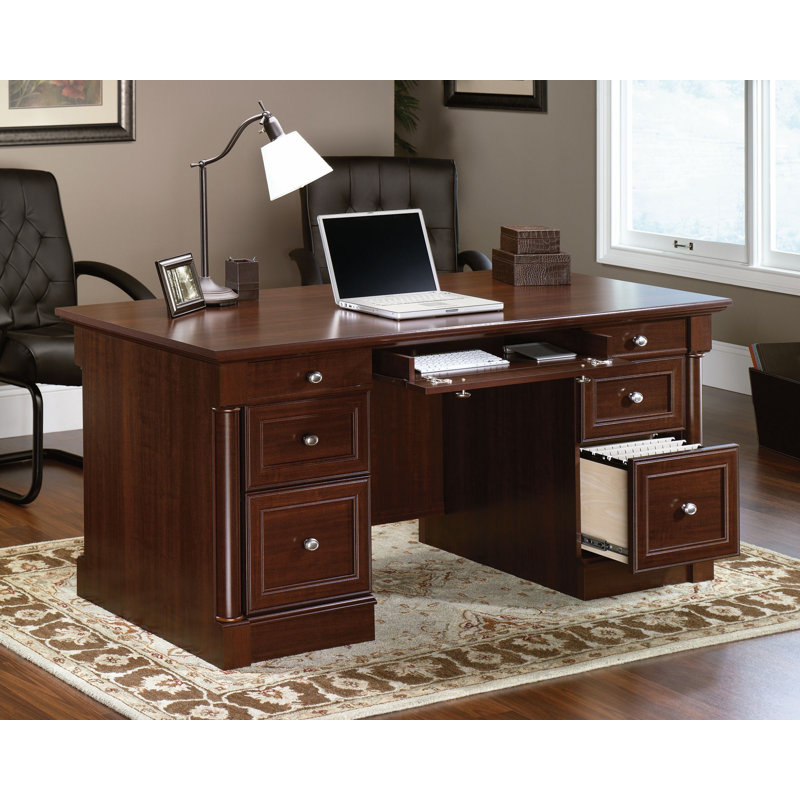 Bureau d'écriture rectangulaire l 65,118 po Panaghia, Cerisier