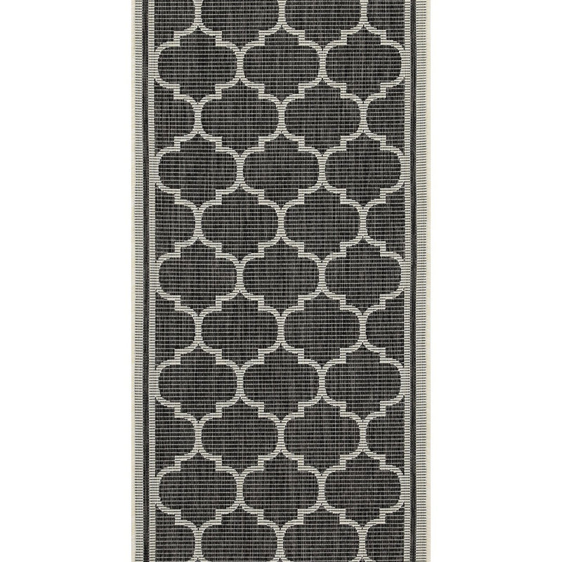 Sunshine Indoor/Outdoor Area Rug, Anthracite, Runner 2'7" x 7'3"