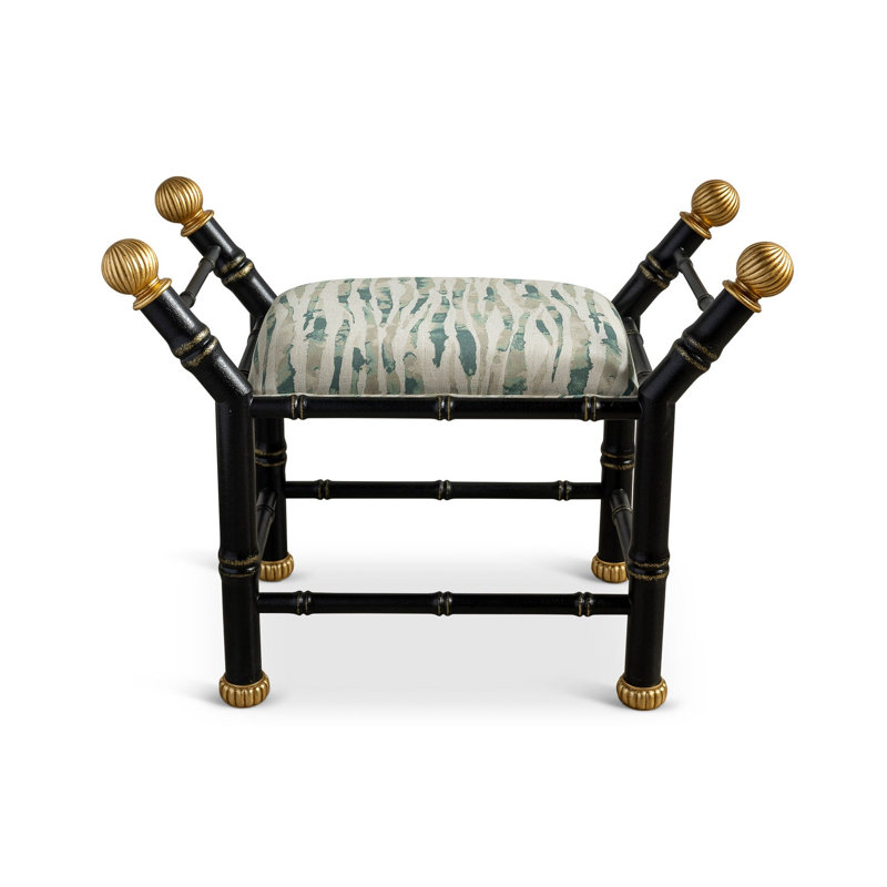 Boca Wilcrest Moss Bench, Black