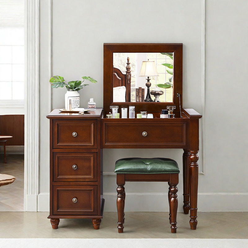 Coiffeuse Popwell, Brun