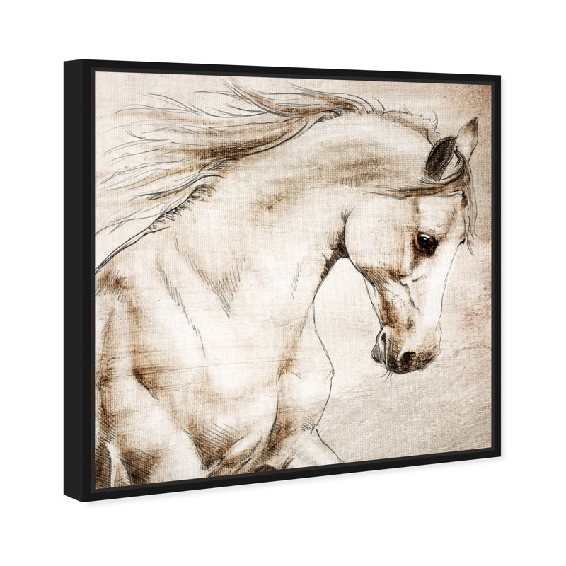 " Bree ", Black Framed, 24" H x 24" W