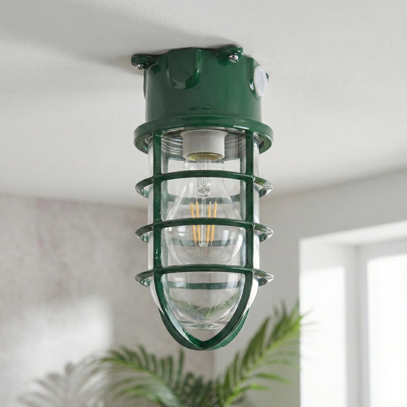 Flush Mount, Green