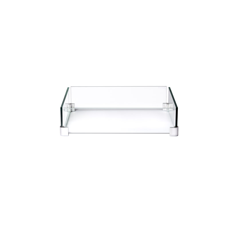 Pare-brise Napoleon (verre), H 5,5 po x l 23 po x P 23 po