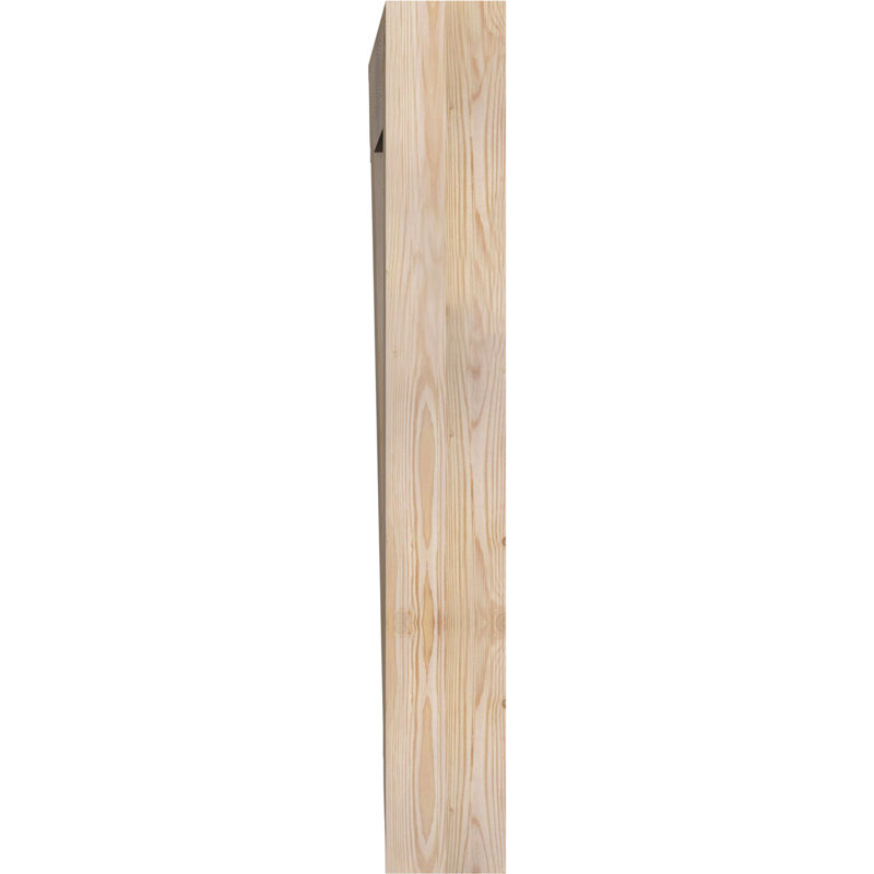 H 5,5 po x l 40 po x Support en bois / corbeau, Sapin de Douglas, H 40 po x l 5,5 po x P 40 po