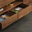 Black walnut solid wood TV cabinet-108068366