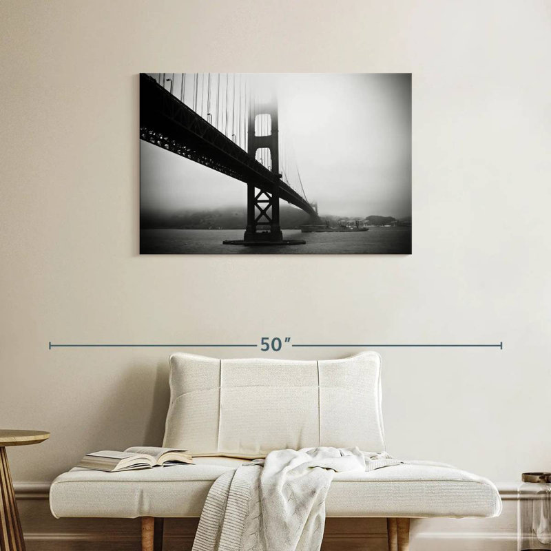 Nicci Smoggy Golden Gate Bridge, H 24 po x l 36 po