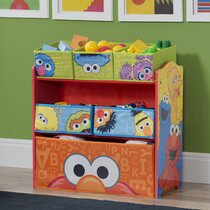 Cocomelon Design & Store 6 Bin Toy Storage Organizer by Delta Children
