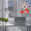 Abstract Window Decal