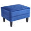 Medaryville Velvet Wingback Chair with Footstool-2098196382