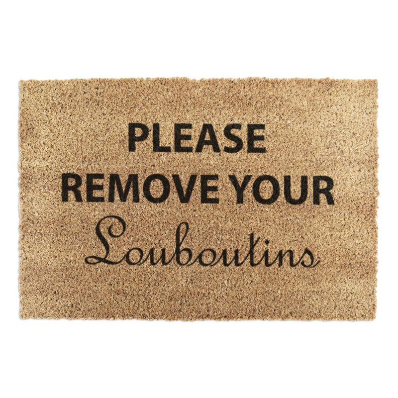 Baynes Please Remove Your Louboutins Kitchen Mat