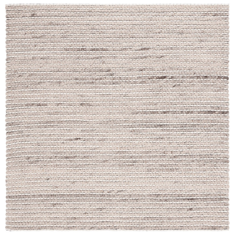 Tapis en laine tissé à la main Wynne, Carré 6 pi