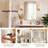 Modern Rectangle Wall Mounted Bathroom Vanity Mirror with Rounded Corners-1237067801-1237067797