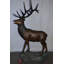 Statue en nacre debout en bronze de taille réelle, sculpture de style occidental majestueux, l 42 po x l 31 po x H 77 po