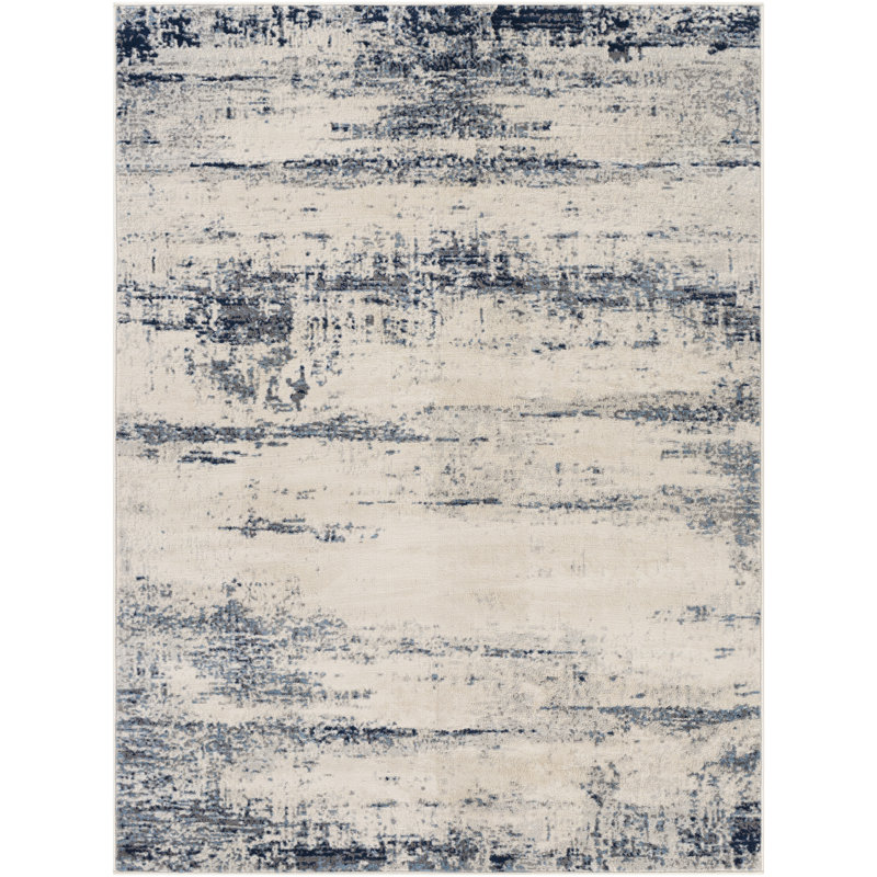 Jemison Abstract Indoor Rug, Rectangle 6'7" x 9'