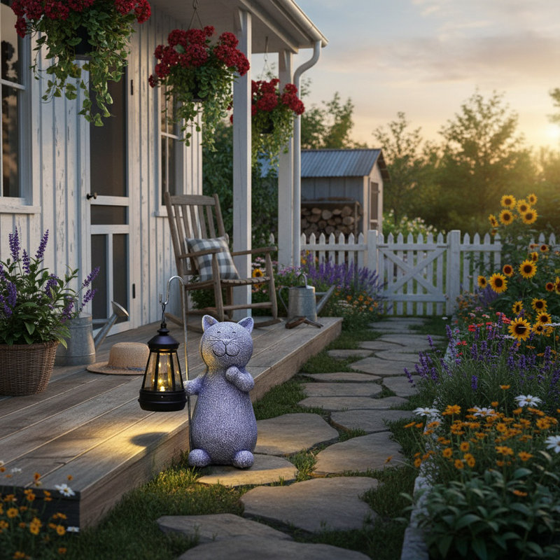 Animals Weather Resistant Resin Garden Statue