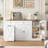 59" Sideboard with Charging Station & 2 Drawers-1939943594