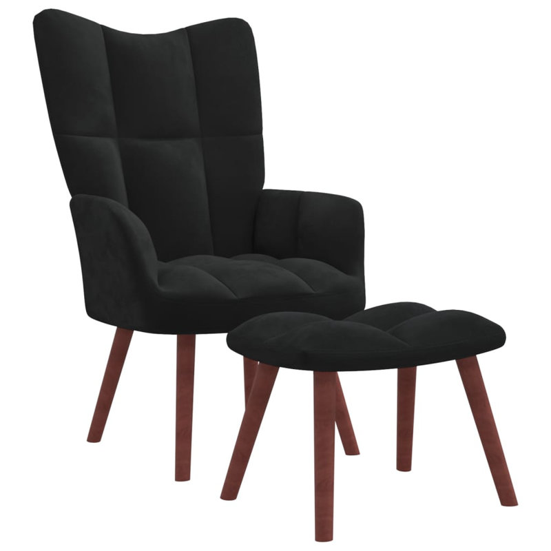Fauteuil Khody, Black Polyester