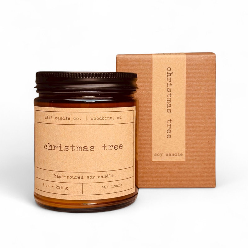 Christmas Tree Scented Soy Candle