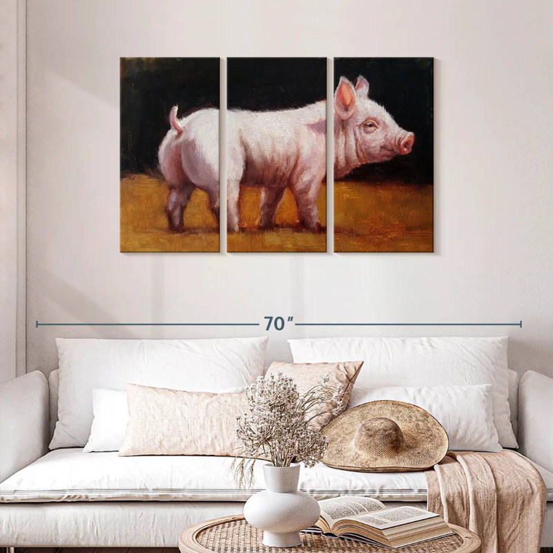 Brampt Wilbur, 28" H x 45" W