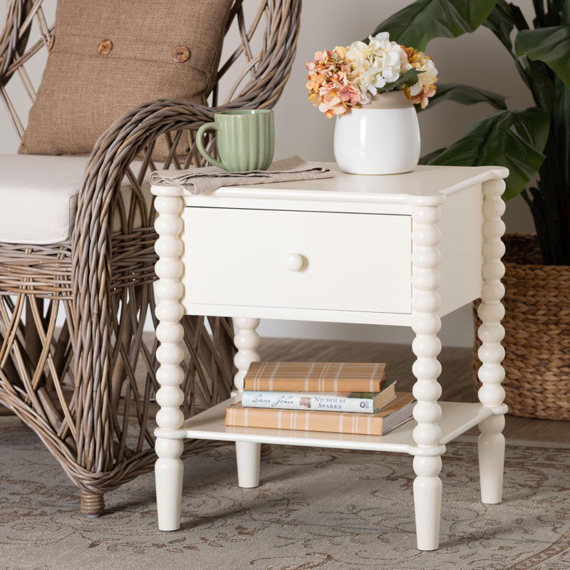 Table de bout avec pieds à canette Baxton Studio