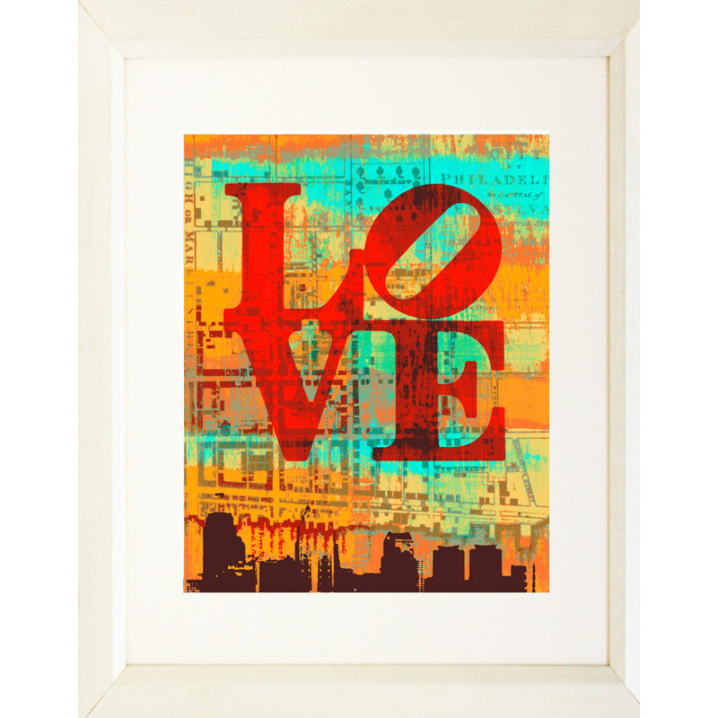 « love philly xvii », art textuel encadré