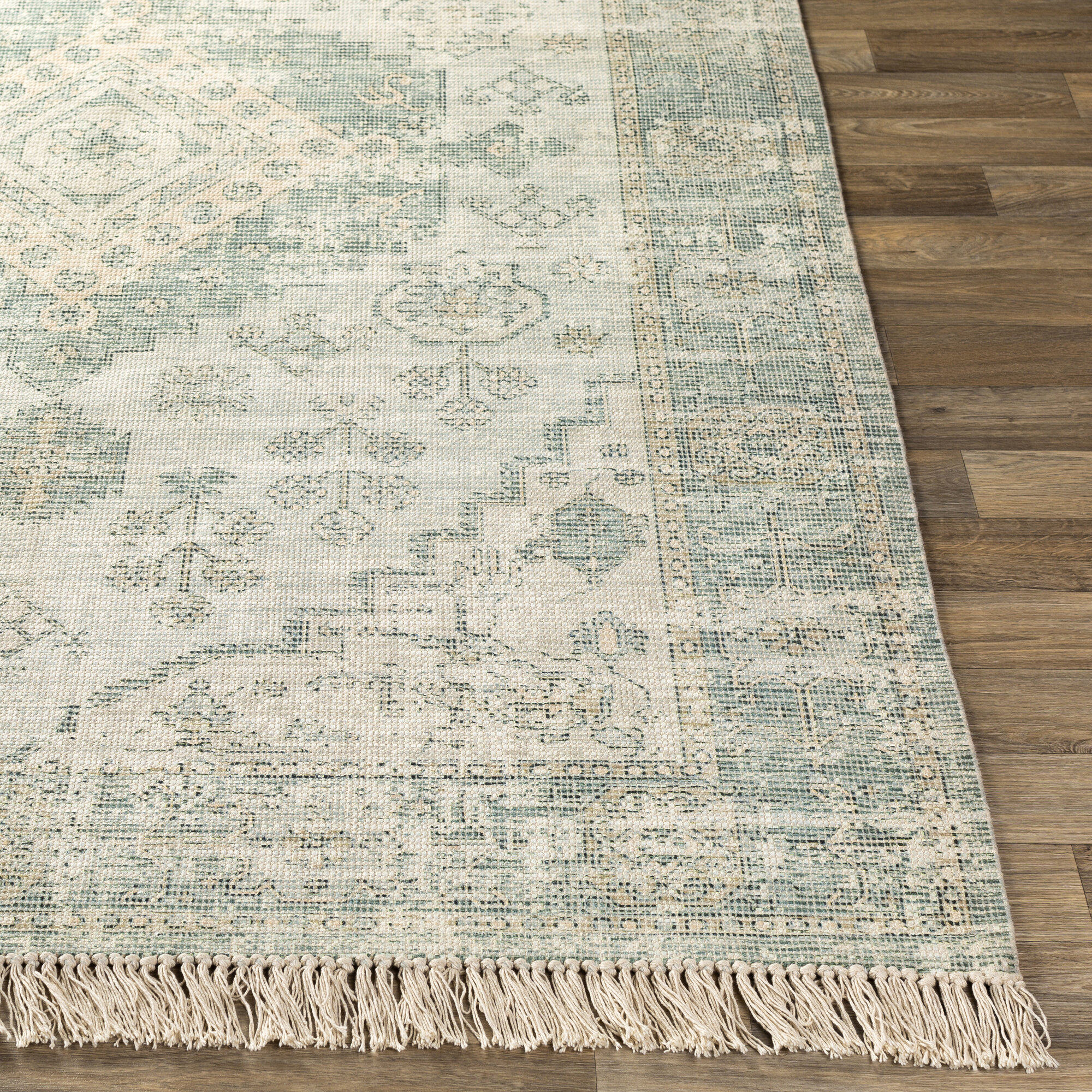 Sunbrella Triangle Rug - Dark Sage