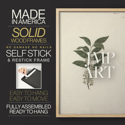 Vintage  Floral XIX  -Framed Giclee Print - Set of 2