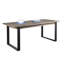 Lafabrica Extendable Metal Base Dining Table