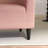 Hasting Upholstered Barrel Shaped Accent Chair Stylish Home Office Sofa Chair with comfy Seat and Backrest Perfect for Living Room Bedroom -96681681