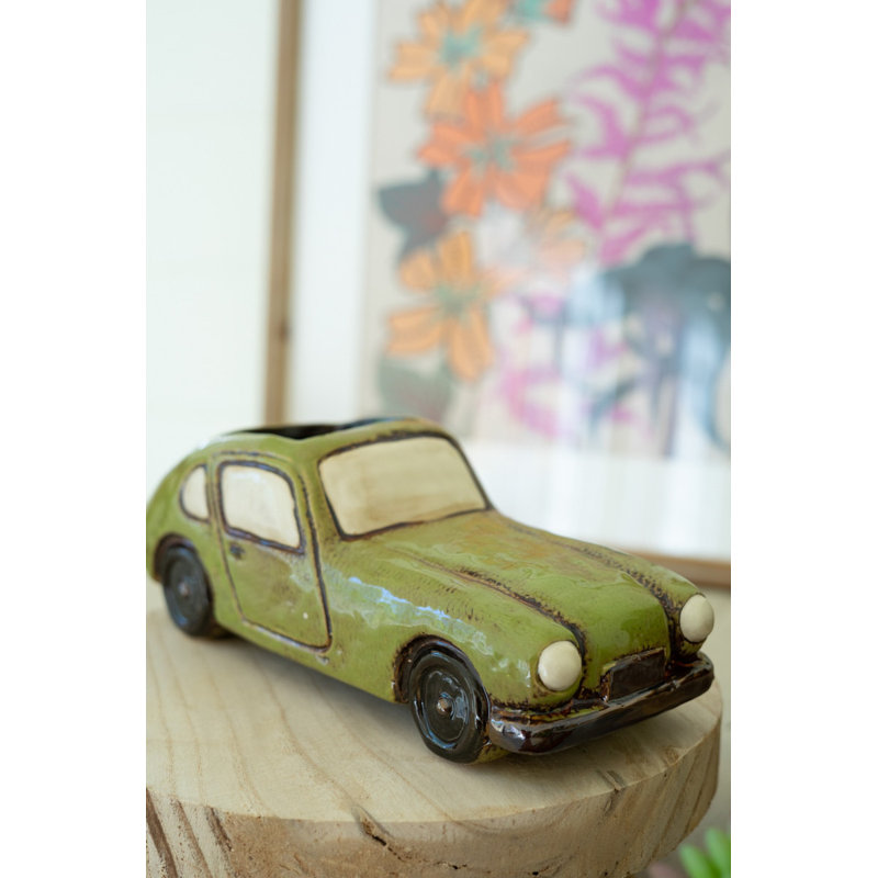  Vintage Style Ceramic Car and Truck Planters – Set of 3