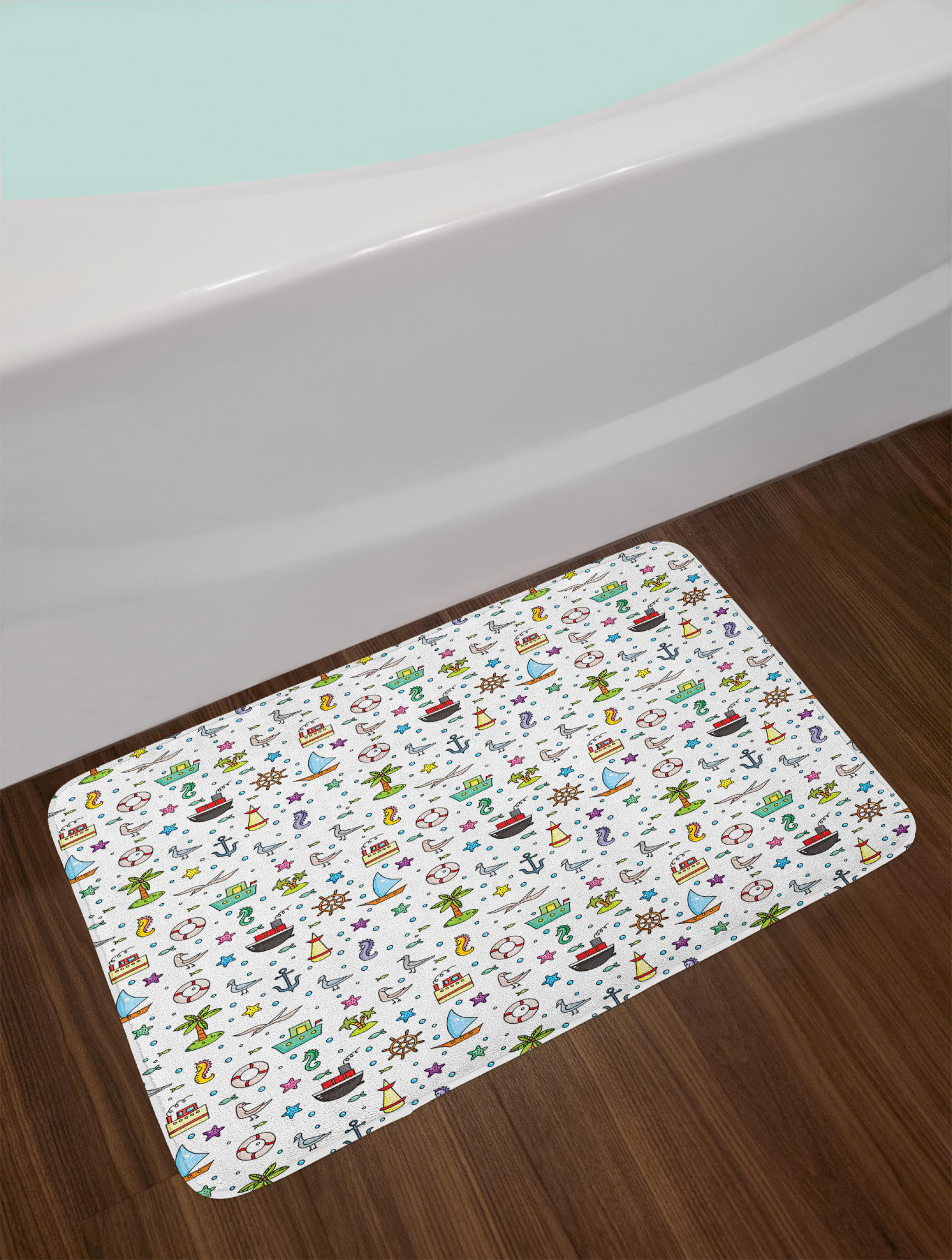 East Urban Home Nautical Kids Bath Rug - Wayfair Canada
