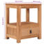 Bierce 40cm W Solid Wood Bedside Table